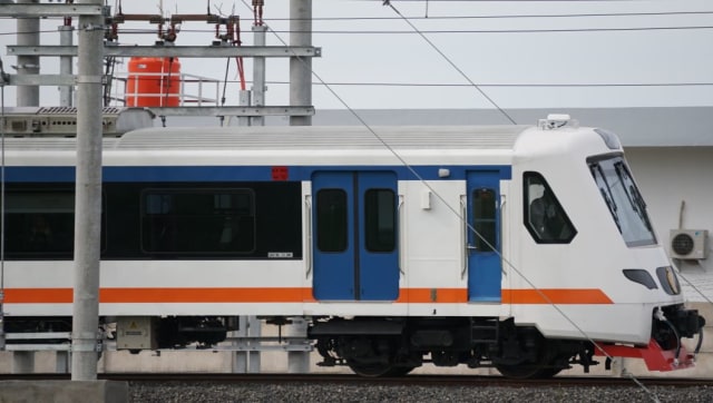 Kereta bandara (Foto: Nugroho Sejati/kumparan)