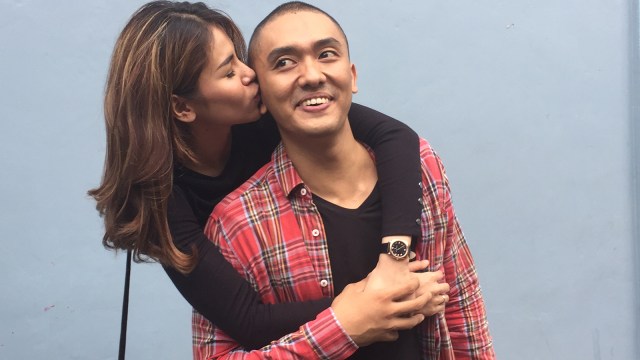 Uus dan Istri. Foto:  Andre Josua Deneam Simanjuntak/kumparan