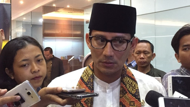 Wagub, Sandiaga Uno saat Konpers di Tanah Abang (Foto: Moh Fajri/kumparan)