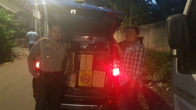 Razia Miras oleh jajaran Polsek Tebet (Foto: Dok. Polsek Tebet)