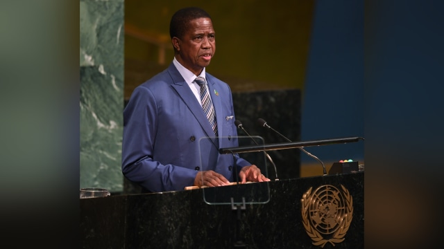 Zambia Edgar Lungu (Foto: AFP/Don Emmert)