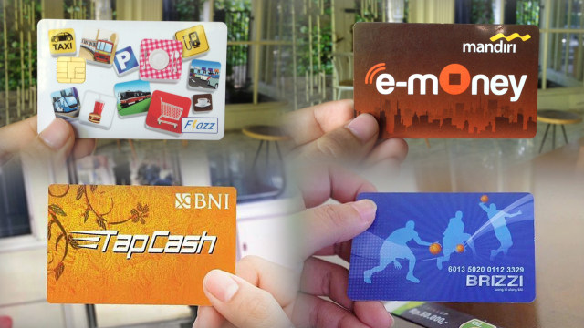 Uang elektronik (Flazz, e money, Tapcash, Brizzi) (Foto: Intan Alfitry Novian/kumparan, Instagram @bankbri_id & @bnipnk46)