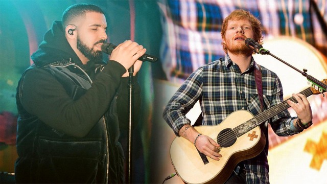 Ed Sheeran dan Drake (Foto: Instagram @teddysphotos @ champagnepapi)