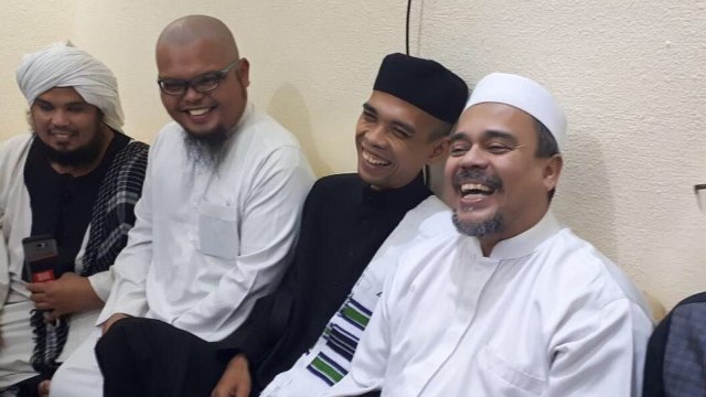 Abdul Somad dan Habib Rizieq (Foto: Arifin Asydhad/kumparan)
