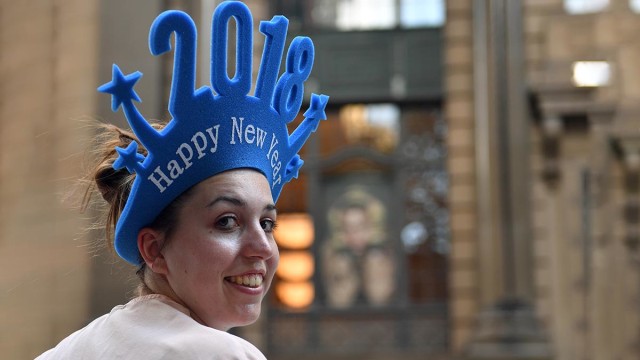 Tahun Baru 2018 (Foto: AFP/Saeed Khan)