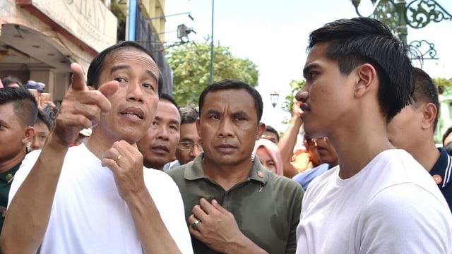 Joko Widodo dan Kaesang di Malioboro (Foto: Dok. Biro Pers Setpres)