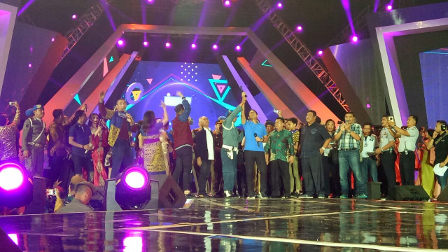 Sandiaga Uno Countdown di Ancol. (Foto: Nabilla Fatiara/kumparan)