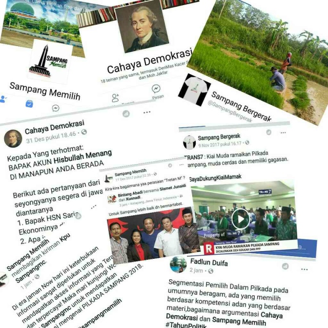 AKUN "ANONIM" MENJADI BUMBU PROPAGANDA MEJELANG PILKADA di SAMPANG