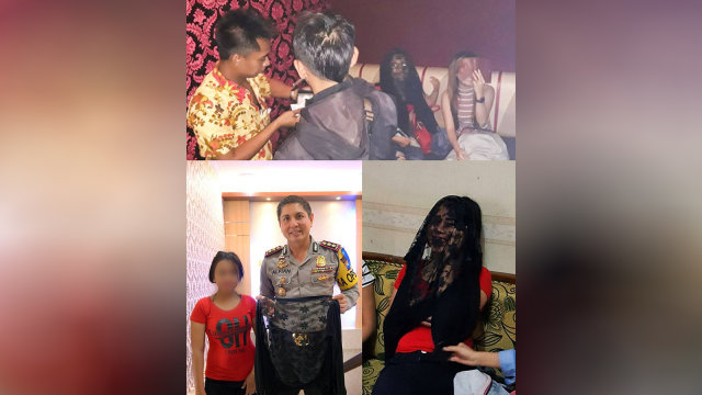 Foto pemandu lagu yang disangka hantu (Foto: Instagram @polresprobolinggokota)