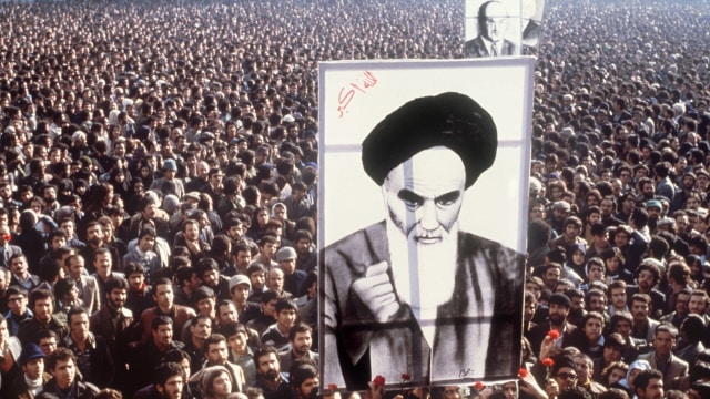 Revolusi Iran tahun 1979. (Foto: AFP)