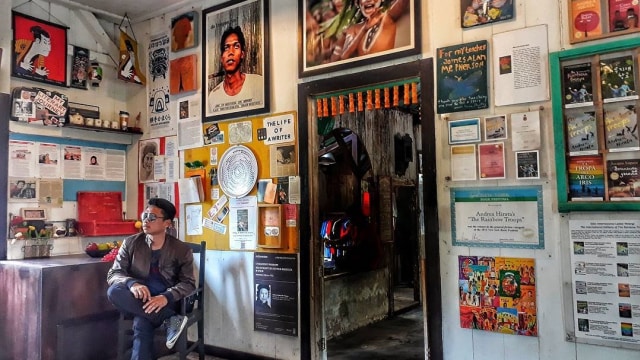 Salah satu ruangan Museum Kata Andrea Hirata  (Foto: Instagram @daniel.arnest)