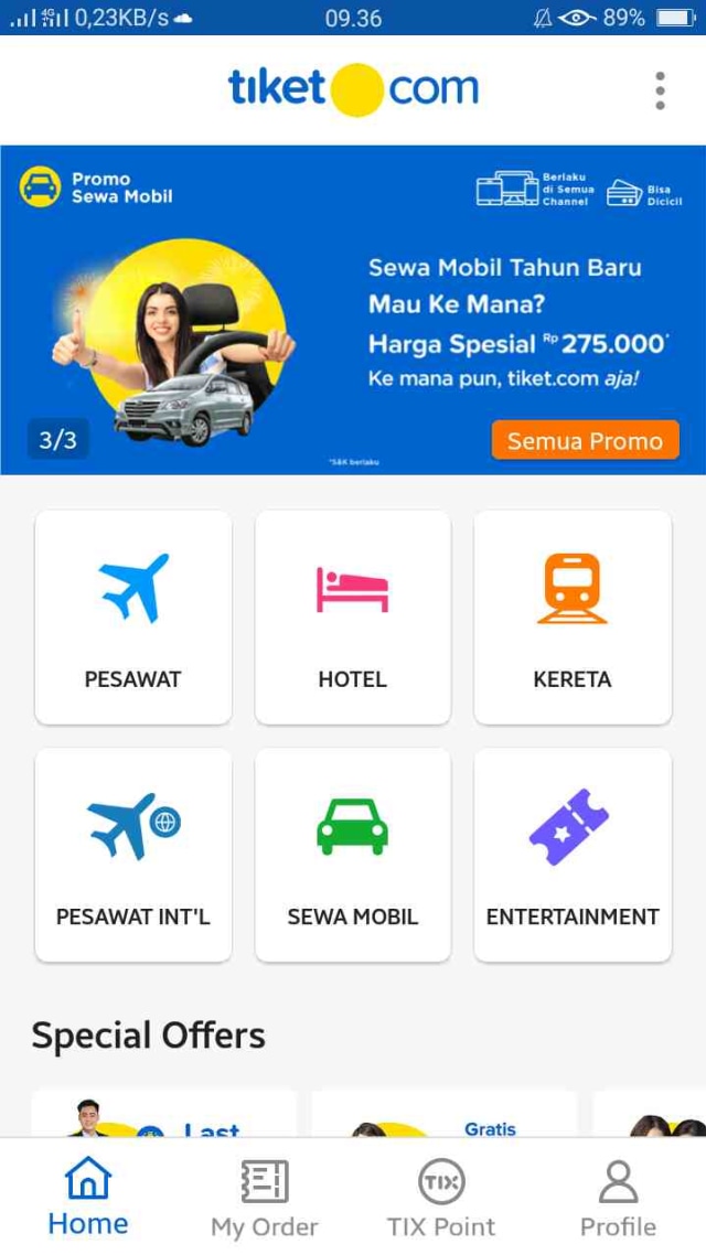 Perjalanan makin asik dan seru karna Tiket.com