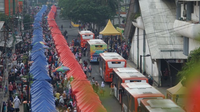 Penataan Parkir Jati Baru, Tanah Abang (Foto: Jamal Ramadhan/kumparan)