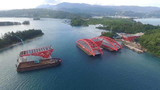 Bentang Jembatan Holtekamp (Foto: Kementerian PUPR)