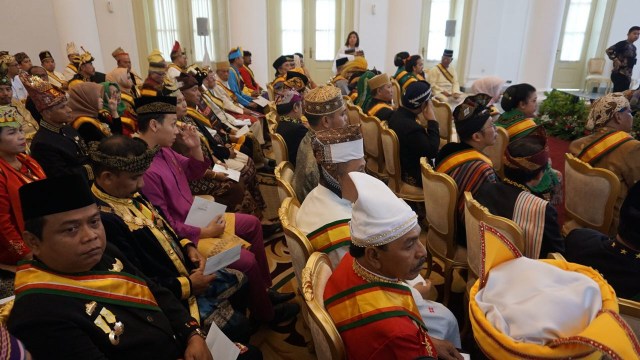Raja dan Sultan Se-Nusantara di Istana Bogor (Foto: Yudhistira Amran/kumparan)