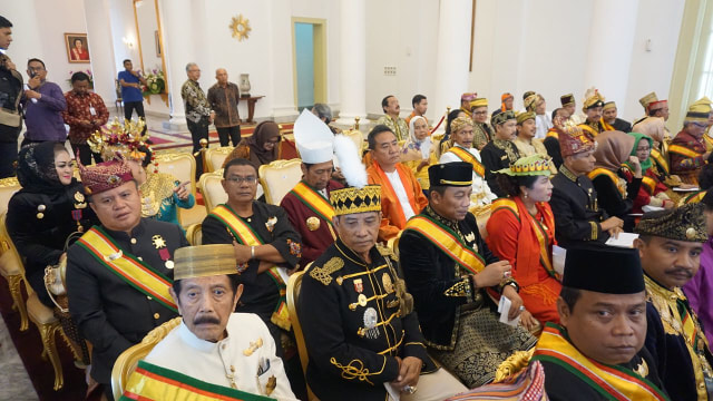 Raja dan Sultan Se-Nusantara di Istana Bogor (Foto: Yudhistira Amran/kumparan)