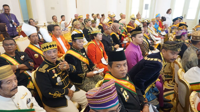 Raja dan Sultan Se-Nusantara di Istana Bogor (Foto: Yudhistira Amran/kumparan)