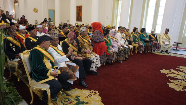 Raja dan Sultan Se-Nusantara di Istana Bogor (Foto: Yudhistira Amran/kumparan)