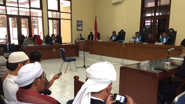 Sidang pembacaan duplik tergugat, kasus HTI (Foto: Reki Febrian/kumparan)