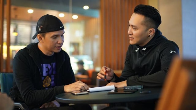 Demian Aditya dan Edison Wardhana (Foto: Instagram @edison_wardhana )