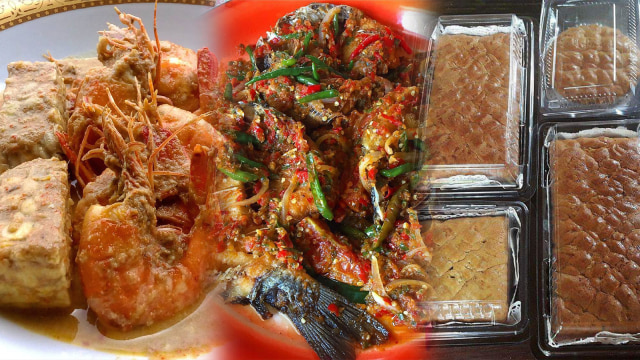 Makanan khas Pesisir Barat Lampung (Foto: Instagram @pesisirbarat_, @encim.gendut, @donahs_jamori)