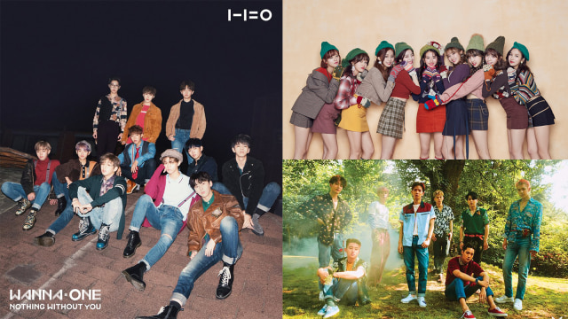 Peserta 'ISAC' 2018 (Foto: SM Entertainment, JYP Entertainment, YMC Entertainment)
