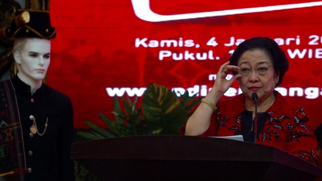 Ketua Umum PDIP, Megawati Soekarnoputri (Foto: Intan Alfitry/kumparan)