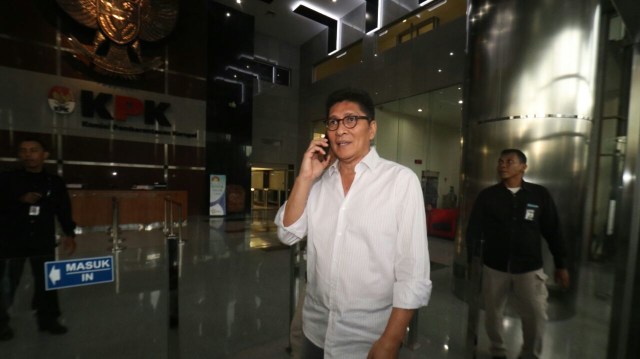 Mantan anggota DPR, Mirwan Amir di KPK (Foto: Helmi Afandi/kumparan)