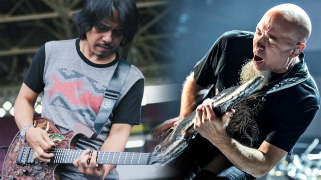 Dewa Budjana dan Jordan Rudess (Foto: www.jordanrudess.com, twitter/@GIGI_Band )