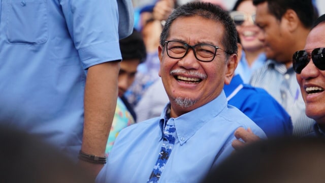 Deddy Mizwar dalam acara Partai Demokrat (Foto: Puti Cinintya Arie Safitri/kumparan)