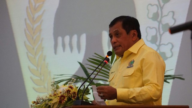 Waketum Partai Golkar, Nurdin Halid Foto: Jamal Ramadhan/kumparan