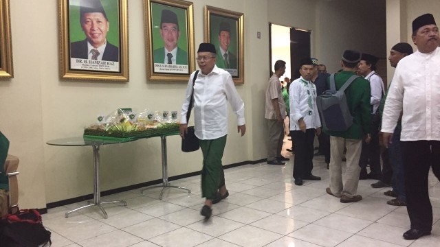 Asrul sani di harlah ppp (Foto: Rizky Mubarok/kumparan)