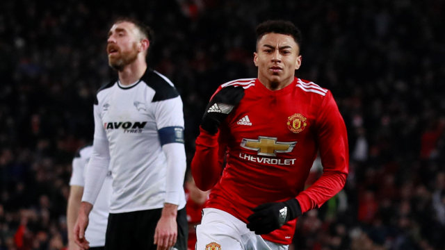 Lingard kembali bikin gol. (Foto: Reuters/Jason Cairnduff)