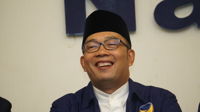 Ridwan Kamil di DPP Partai Nasdem (Foto: Intan Alfitry Novian/kumparan)