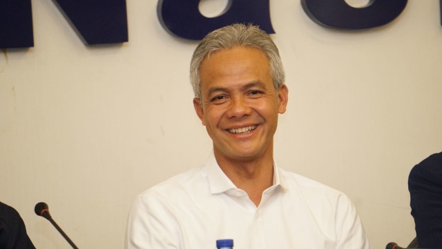 Ganjar Pranowo di DPP Partai Nasdem (Foto: Intan Alfitry Novian/kumparan)