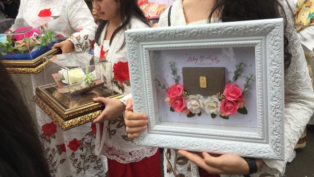 Pernikahan  Rifky Balweel​ dengan Biby Alraen (Foto: Munady Widjaja )