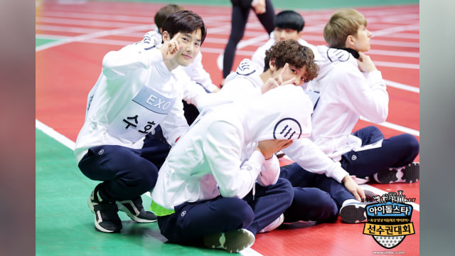 EXO dalam 'ISAC 2017' (Foto: MBC)
