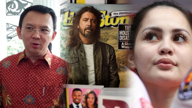 Rolling Stone (majalah), Jennifer Dunn, dan Ahok. (Foto: AFP/Justin Sullivan/Getty Images North America; Helmi Afandi/kumparan; Nadia Jovita Injilia Riso/kumparan)
