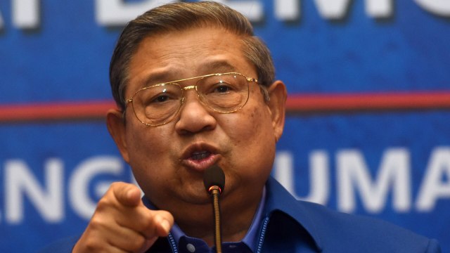 Ketua Umum Partai Demokrat, SBY (Foto: ANTARA FOTO/Akbar Nugroho Gumay)