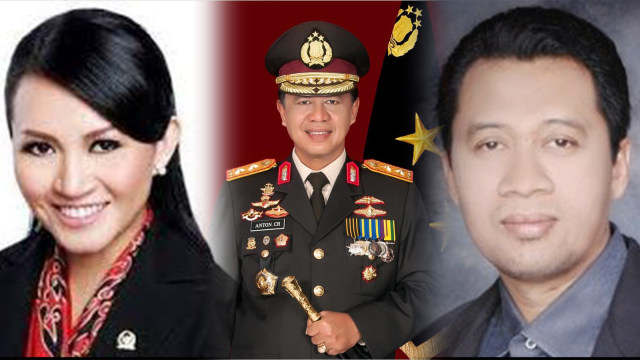 Karolin Margret, Anton Charliyan, Zulkieflimansyah (Foto: Wikipedia, Dok. Wikidpr.org)