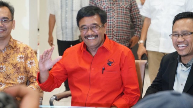Djarot Saiful Hidayat di kantor DPP PPP (Foto: Fitra Andrianto/kumparan)
