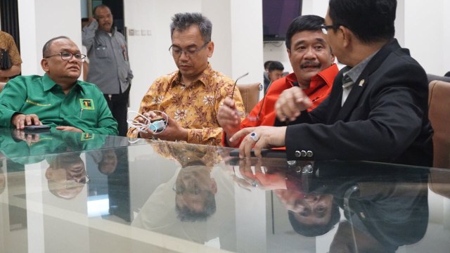 Djarot Saiful Hidayat di kantor DPP PPP (Foto: Fitra Andrianto/kumparan)
