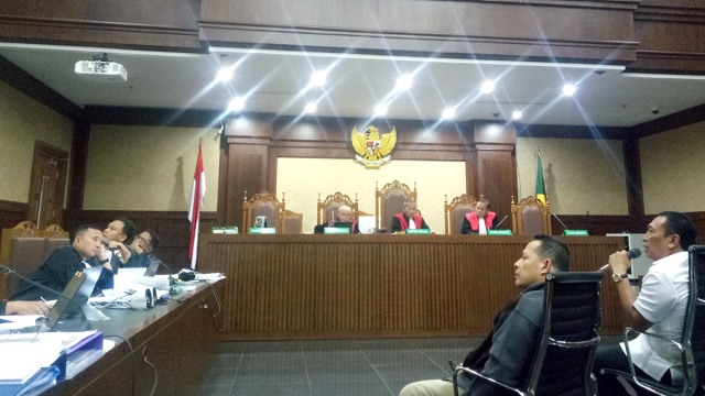 Sekjen Koni Hamidy menjadi saksi persidangan (Foto: Adhim Mugni/kumparan)