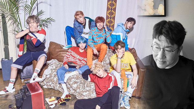 Bang Shi-hyuk dan BTS. (Foto: Twitter @hitmanb & bts.ibighit.com)