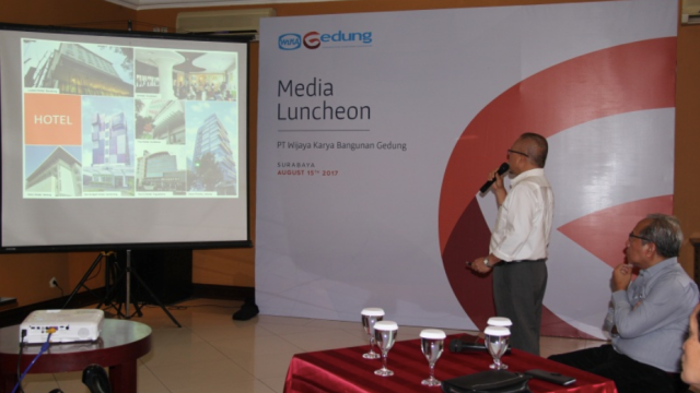 Wika Gedung sampaikan pernyataan pers (Foto: Dok. PT Wika Bangun Gedung Tbk)