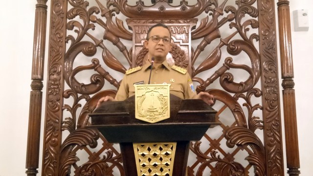 Anies Baswedan di Balai Kota (Foto: Nabilla Fatiara/kumparan)