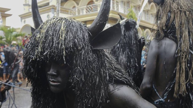 Tradisi Kebo-keboan di Banyuwangi. (Foto: Instagram @embongbanyuwangi)