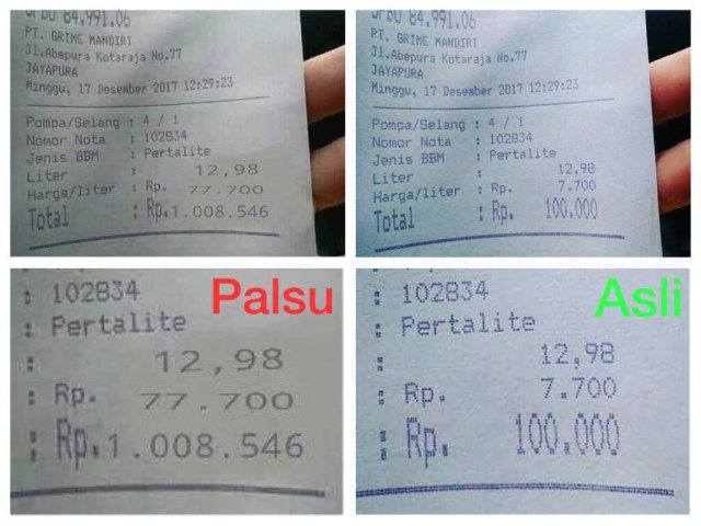 Ditangkap, Penyebar Hoax Harga BBM di Papua (1)