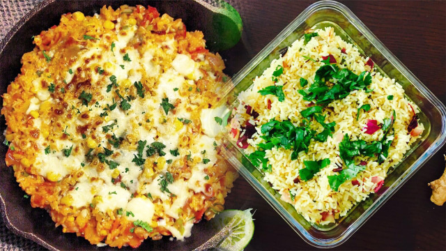 Nasi goreng lezat berbagai negara. (Foto: Instagram @wiredgypsy @cuminandcurryleaf)