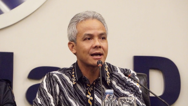 Ganjar Pranowo di DPP Nasdem (Foto: Fitra Andrianto/kumparan)